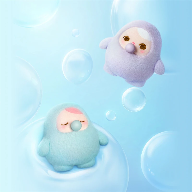 Popmart PUCKY BEANIE BUBBLE up SERIES - Cute Plush Dolls