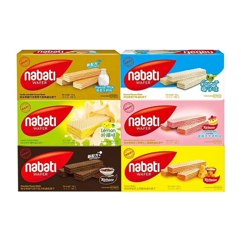 Indonesian Nabati Wafer Biscuits Flavor Facts