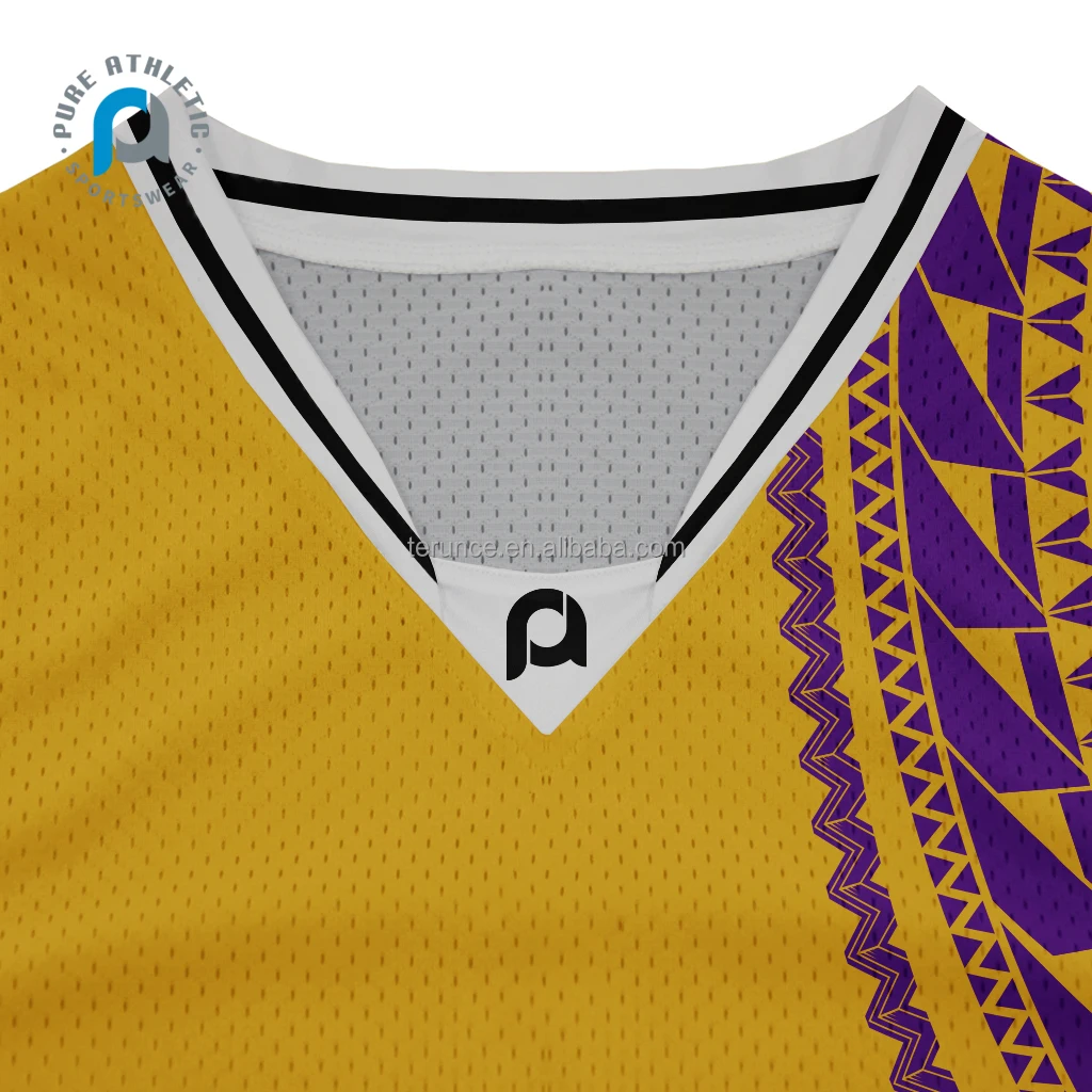 Subliminator Golden State Warriors Basketball Polynesian Design Jerseys