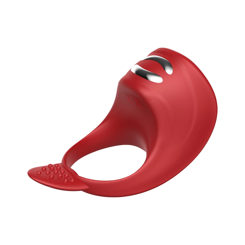 Wireless Remote Control 7 Speeds Frequencies Vibrating Cock Ring Dildo Ring for Man Delay Ejaculation