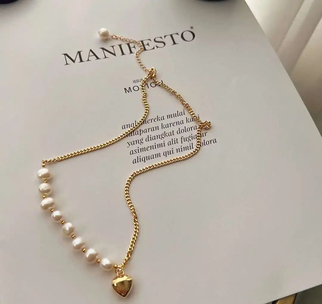 Luxury Baroque Pearl Necklace - 7-8MM Pearls