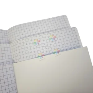Durable Saddle Stitched Exercise Book B5 Size with 80 Sheets High Quality Paper