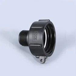 S60*6 To 1' Fine Thread Adapter Durable Valve Reducer Connector For Garden Hose IBC Water Tank