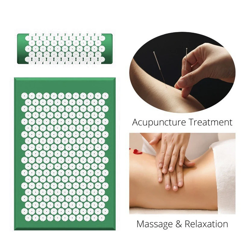 Acupressure Mat Foot Massage Acupuncture Mat Akupressur Set Lotus