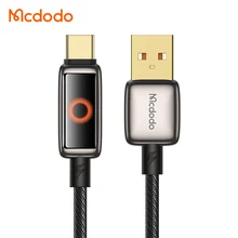 Mcdodo 659/665 Smart LED Display Auto Power Off USB Cable 6A 3A Fast Charging Zinc Alloy Housing Data Cable for iPhone Android