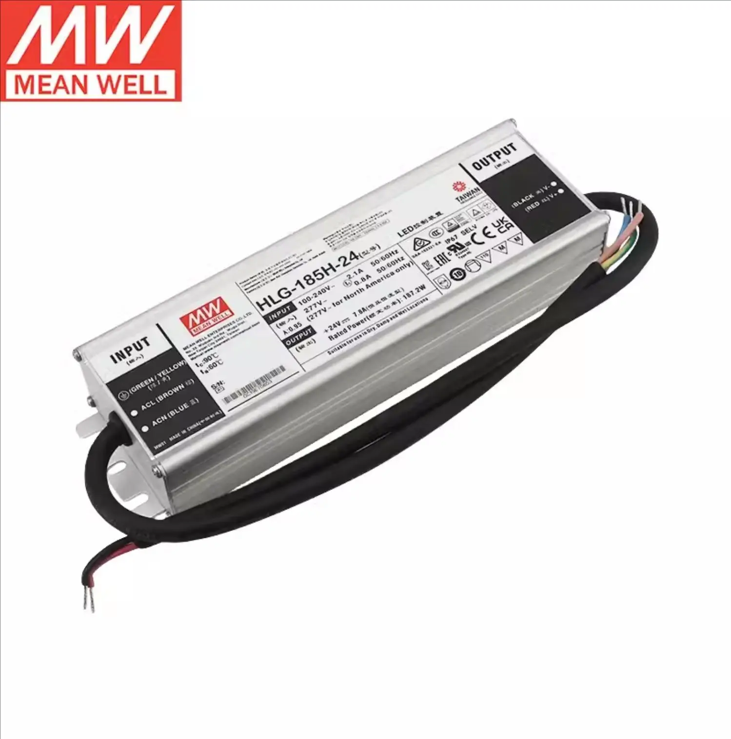 Mean Well HLG-185H-36A ONE NEW MEAN WELL HLG-185H-36A 36V 5.2A SPOT STOCK | eBay
