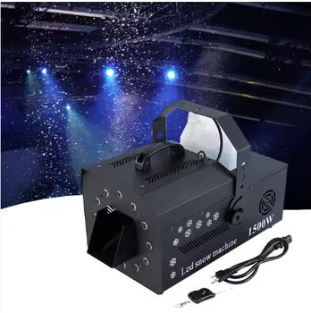 Snowflake Machine 1500W for Wedding Halloween DMX Remote Christmas Stage Special Effect Snow Machine
