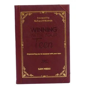 In Stock A5 Classic Vintage Writing Notebook 100 Sheets Hard Cover Diary Journal for School Students and Office Paper Material