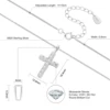 0.70ct Con Cadena de Eslabones Tipo Caja S925 de 0.8mm y 16+2'' - 0302SL