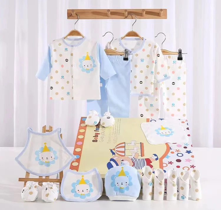 Everystep 16pcs/set 100 Cotton Newborn Baby Clothes Gift Set Baby