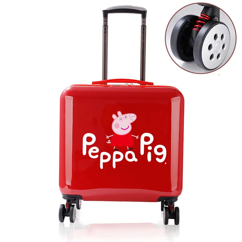 High Quality Smart Luggage UV Printing Cartoon Pattern Rolling Suitcase  Unique Design Wholesale Kids Trolley Luggage
