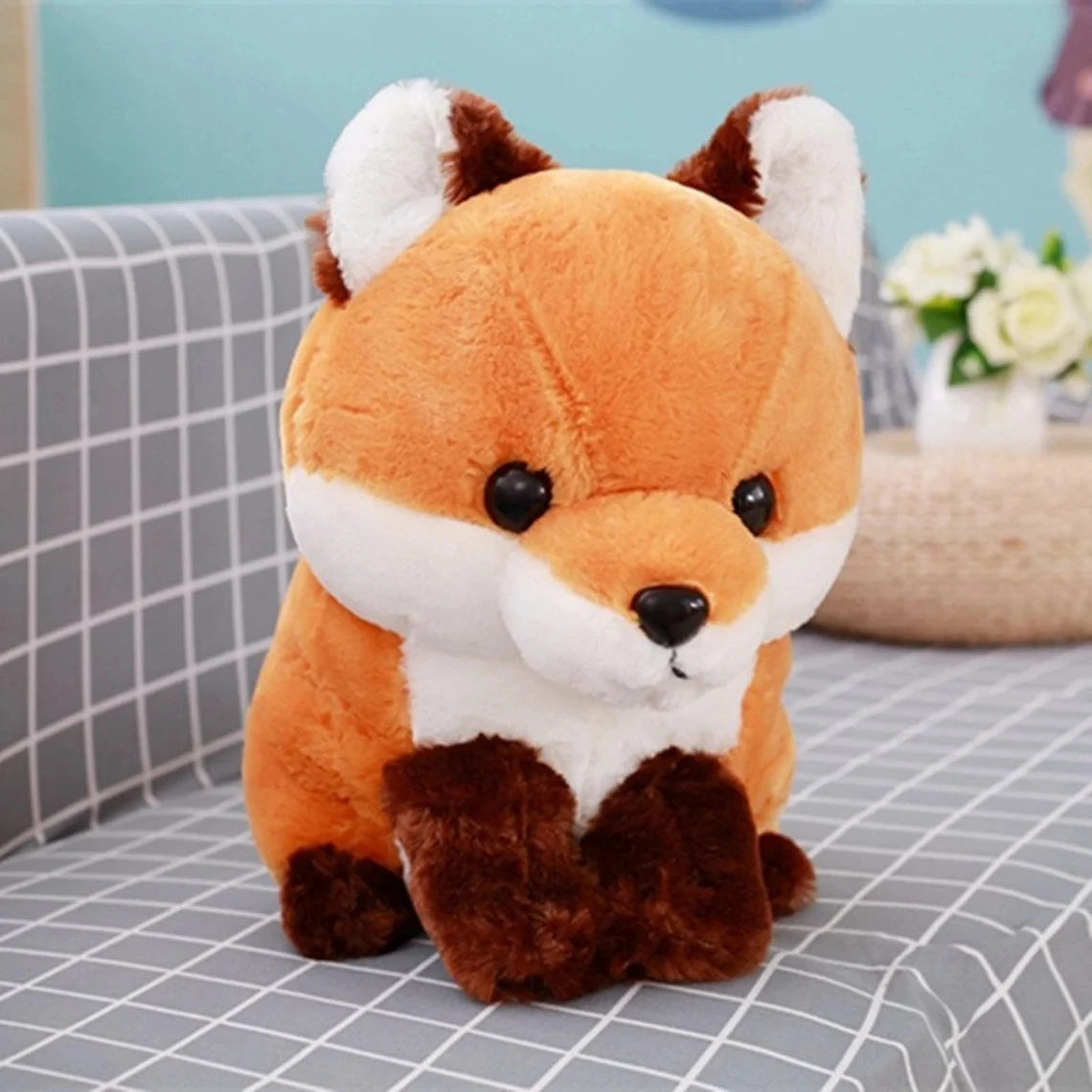 Cache-Oreilles Enfant En Peluche Renard 3D - Anti-Froid, Coupe-Vent - Pour Filles Et Garçons