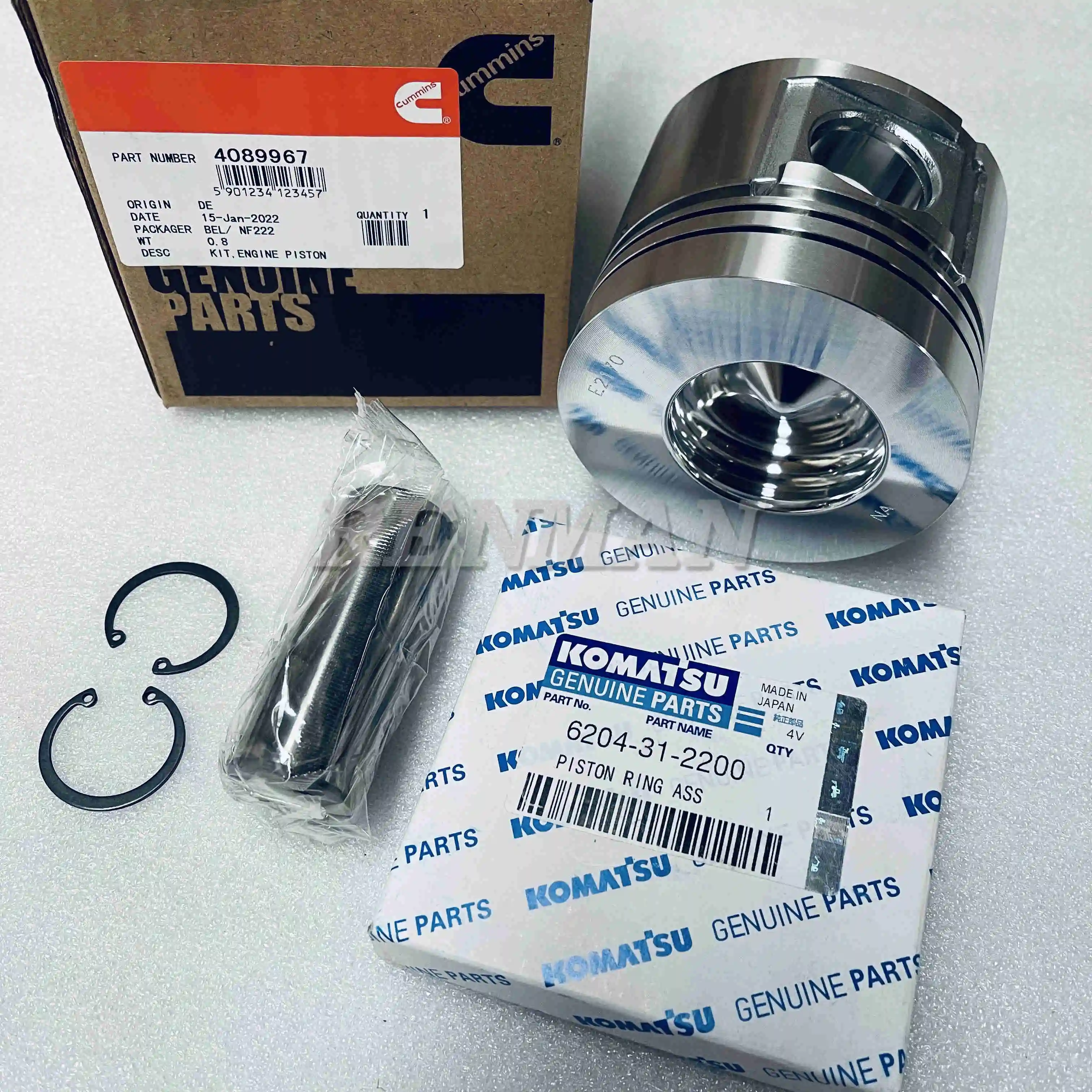 Cummins B3.3 Engine Piston 4089967 C0406503012 C6204312170 