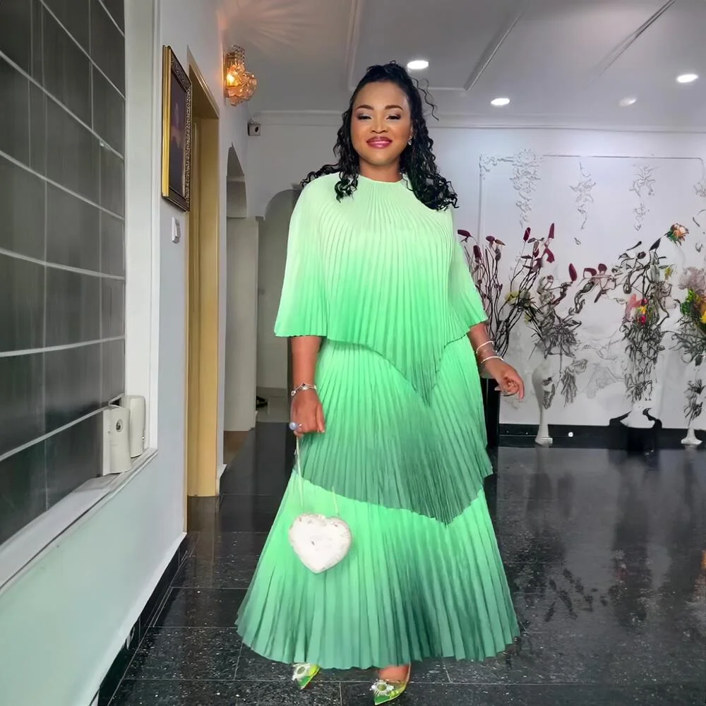 green kitenge dresses New Listing Women's Plus Size African Dress Summer Season African Printing Turkey For Women dresses and rompers
