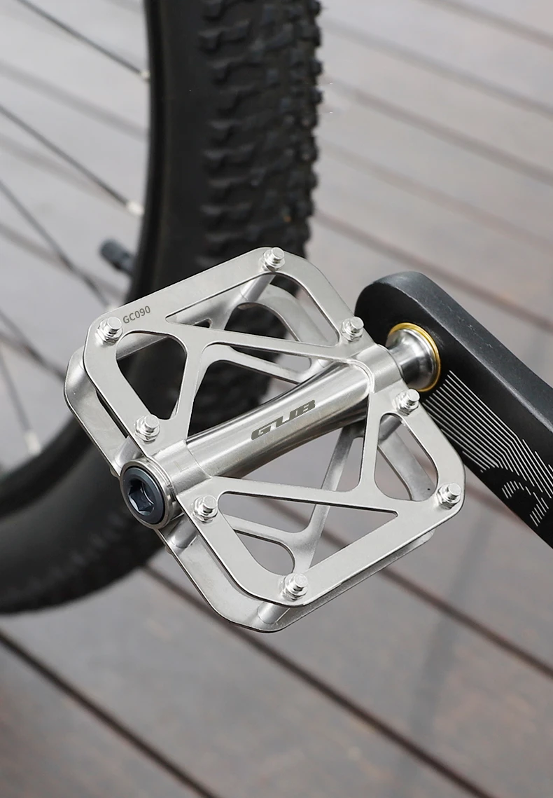 Pedal Sepeda GUB GC-090 Full Titanium Anti-selip Ultralight MTB