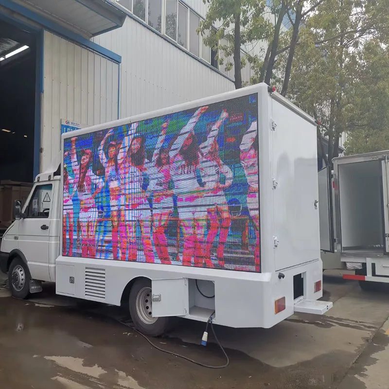Factory Price 4x2 LED Advertising Truck Mobile Library Promotional Show Car Outdoor Stage Show Truck Manufacturer