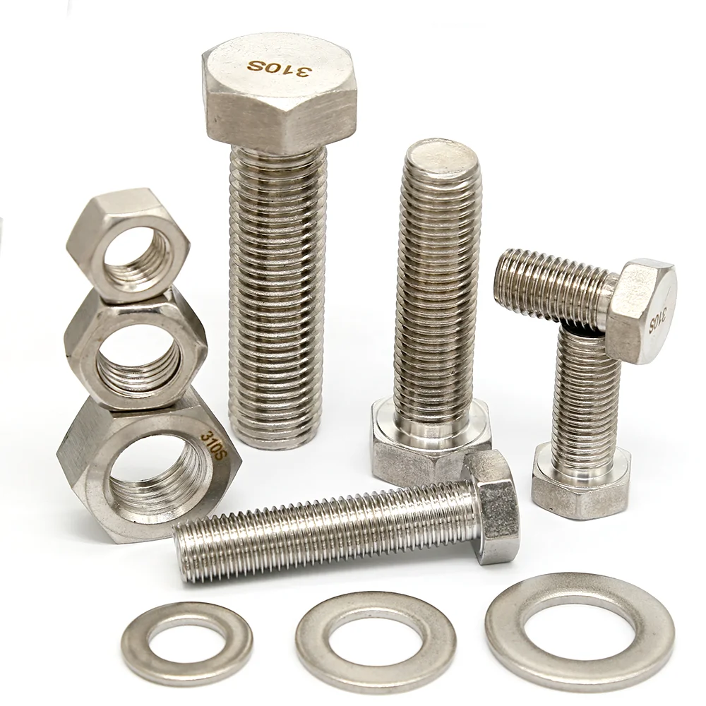 Stainless Steel Bolts And Nuts Ss Tensil Strength 316 Grade A70 M10