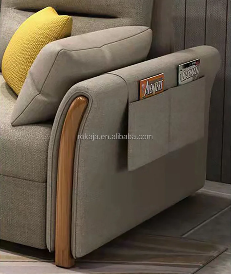 View of Luxury Folding Sofa Bed with Storage - Perfect for Living Room