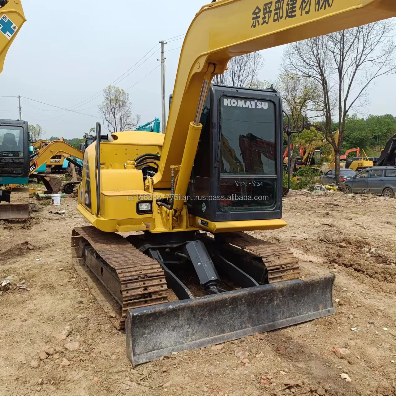 10 Ton KOMATSU PC 100 Excavator Used in Shanghai Good Used Excavator Komatsu PC100 Digger Machine Second-hand Machinery