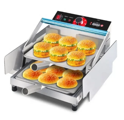Touchscreen Bread Toaster Mini Automatic Griller Machine Commercial Electric Burger Bun Toaster Sandwich Maker