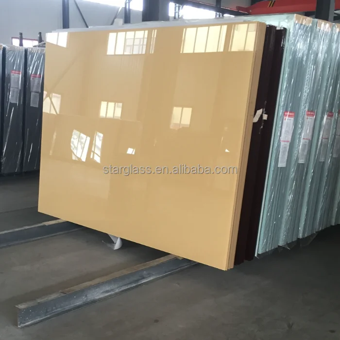 product 35mm 4mm 5mm white back color painted glass lacquered float glass panel for wall furniture decor-4