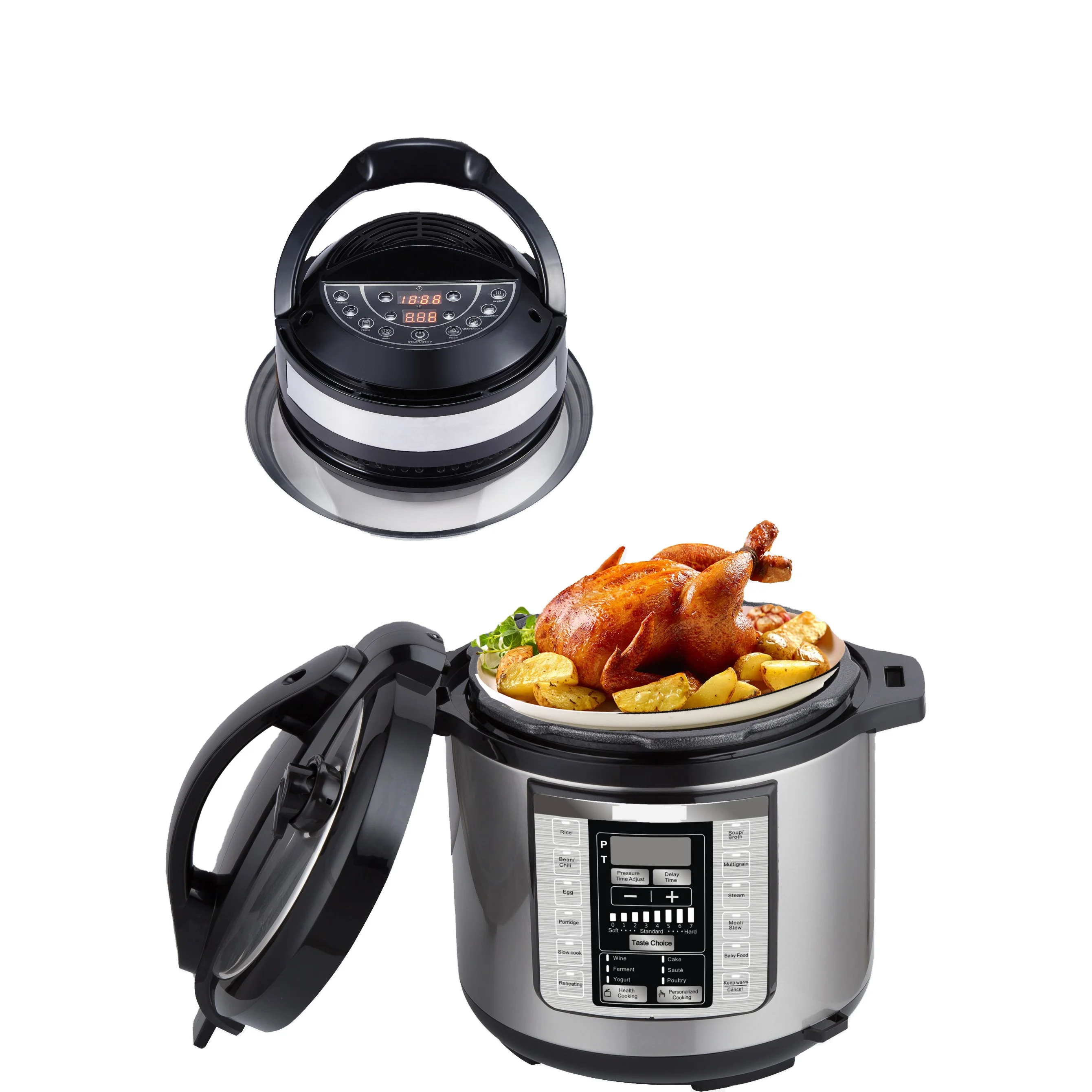 2 In 1 Air Fryer Pressure Cooker Buy Non Stick Inner Pot,Pressure