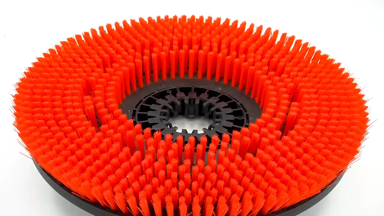 Disc Brush Floor Scrubber Cleaning Brush Sweeper Scrubber Nylon Disc