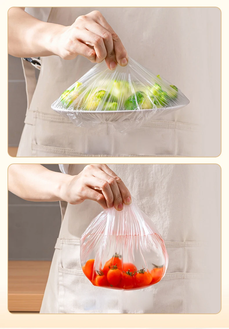 Kitchen Strong Reusable Elastic Wrap Bowl Covers Disposable Food Plate