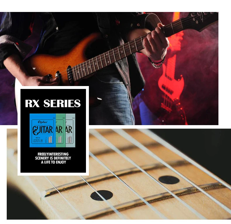 Electric Guitar 6 String Orphee Strings RX Electric Guitar Sets Strings Low Price