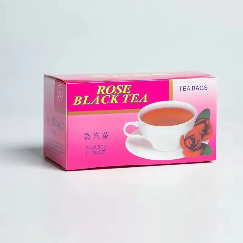 FC54 50g Boxed Rose Black Tea Teabag BT903