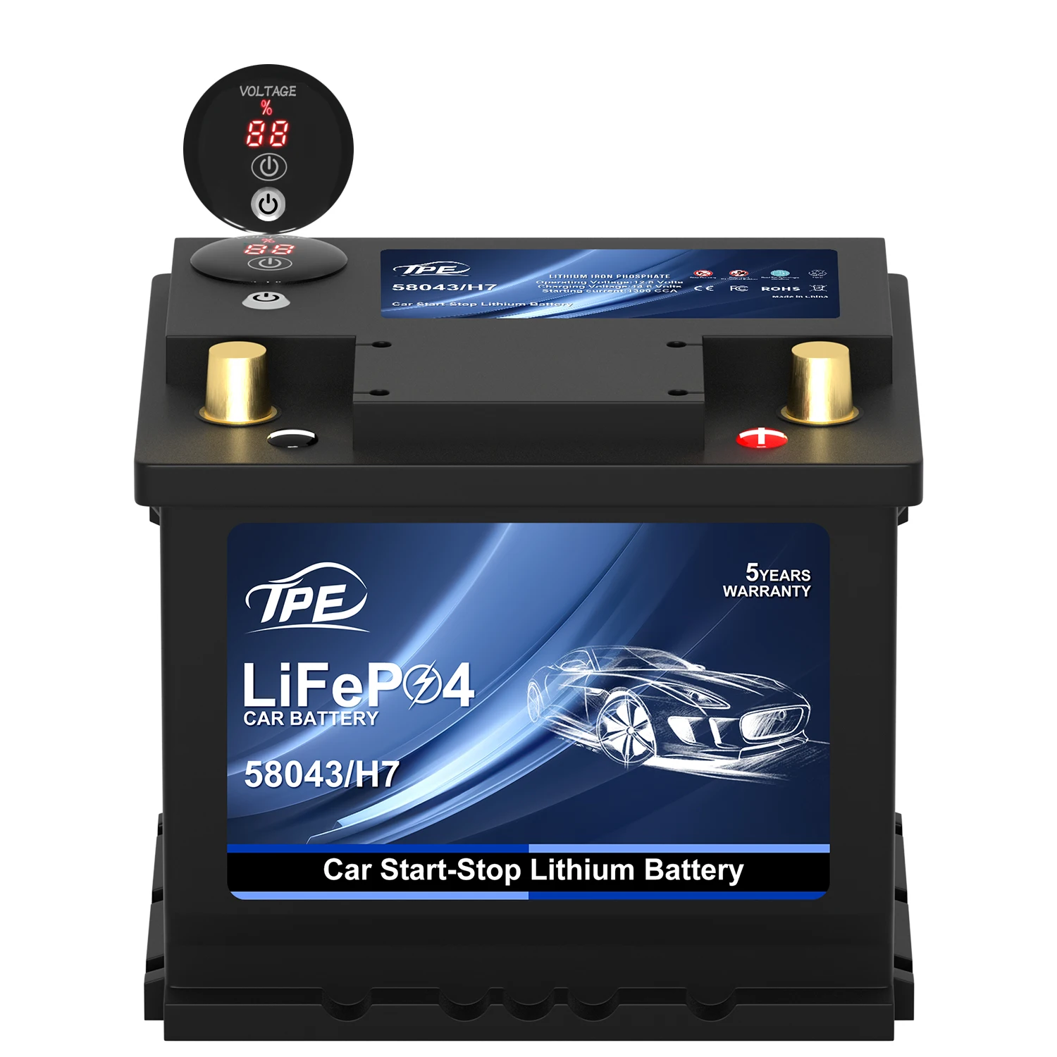 58043 Lithium Car Battery - Fast Charging, Low Self - Discharge, Ideal for Electric Vehicles supplier