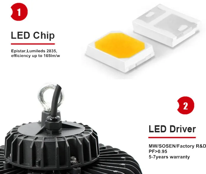 400W UFO LED Bay Light IP66 6000K 220V
