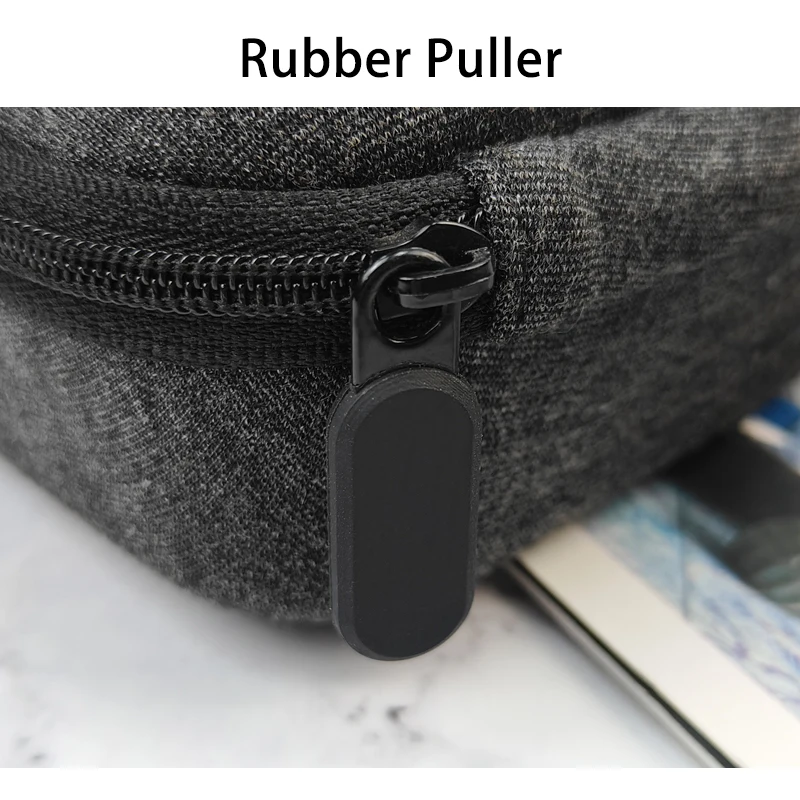 Custom Logo Waterproof EVA Earphone Case Travel Shockproof Earphone Carry Case EVA Earbuds Bag supplier