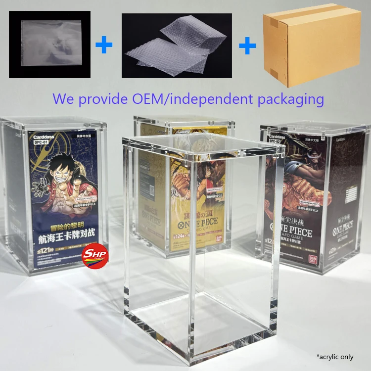 one piece booster box protector Protector / Case for One Piece Booster Box 0.5mm NEW/REPRINT SIZE –  grailguard main image 0