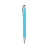 Lake-blue stem-round bead black core 10mm