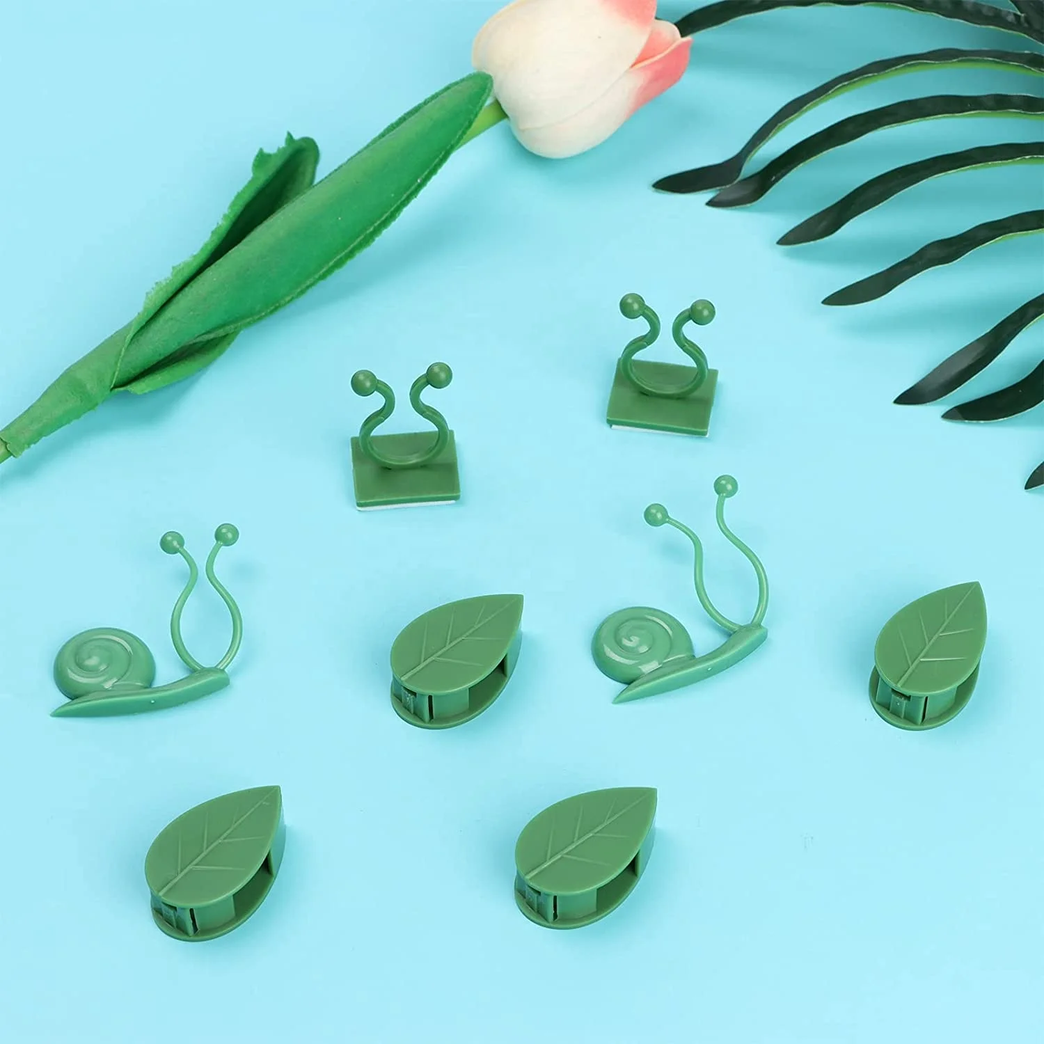 Plastic Pot Plant Support Clips Home Garden Plant Accessories