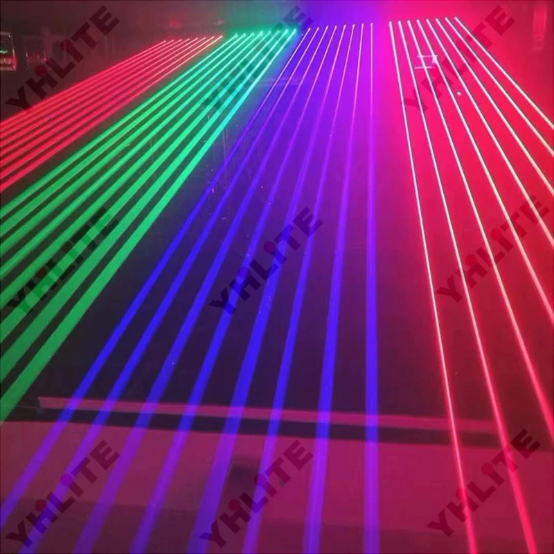 8 Eyes Rgb Full Color Laser Light Beam Moving Head 8 Head Rgb Animation ...