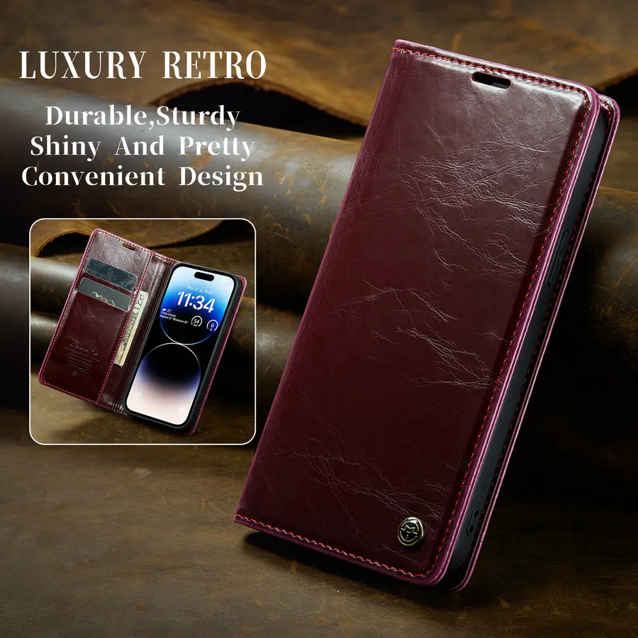 Business Leather Wallet Case for Samsung Galaxy S23 S22 Ultra S22ultra 5G S  22 Plus S21 FE A14 A54 A34 A53 Fold 4 Fold3 Fold 3 - AliExpress