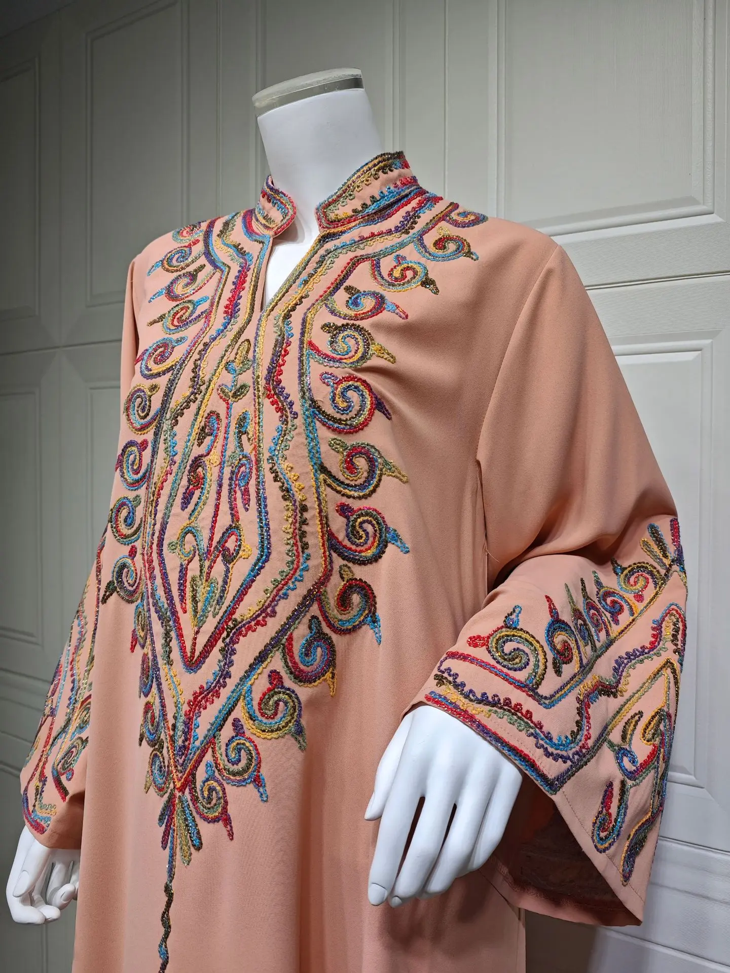 Eid Embroidery Women Kaftan Dress