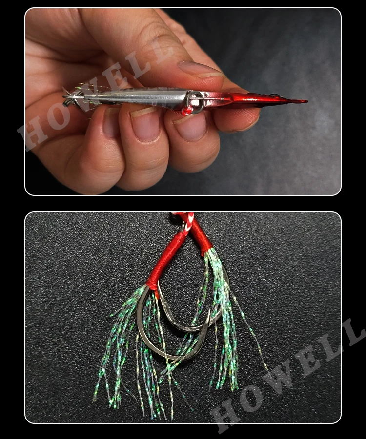 New 2024 Slow Pitch Jigs 15g 20g Shore Fishing Metal Jigging Lure With ...