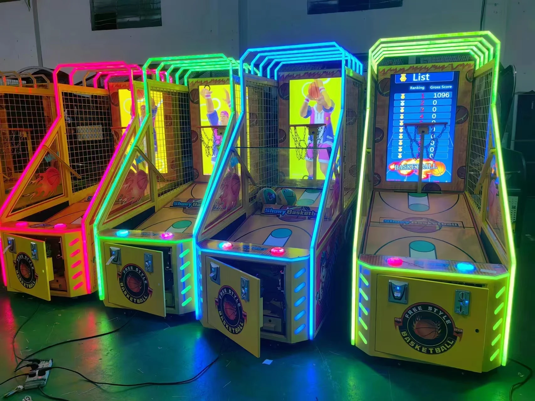 Coinoperated Electronic Game Console 55 Inch Lcd Screen Basketball Adult Shooting Machine