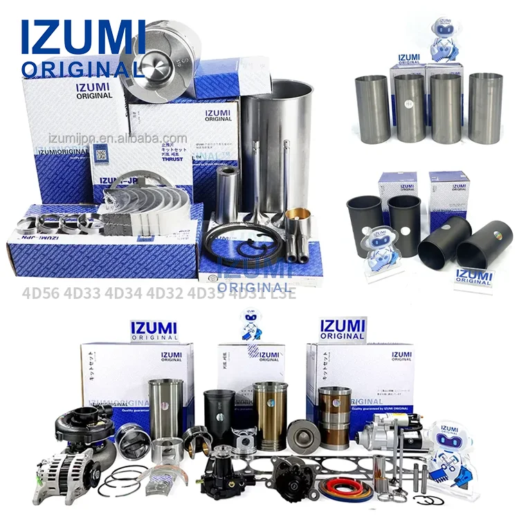 IZUMI ORIGINAL diesel part STD Overhaul Rebuild Kit For Mitsubishi Fuso Canter 4D34 4D34T Engine 3.9L