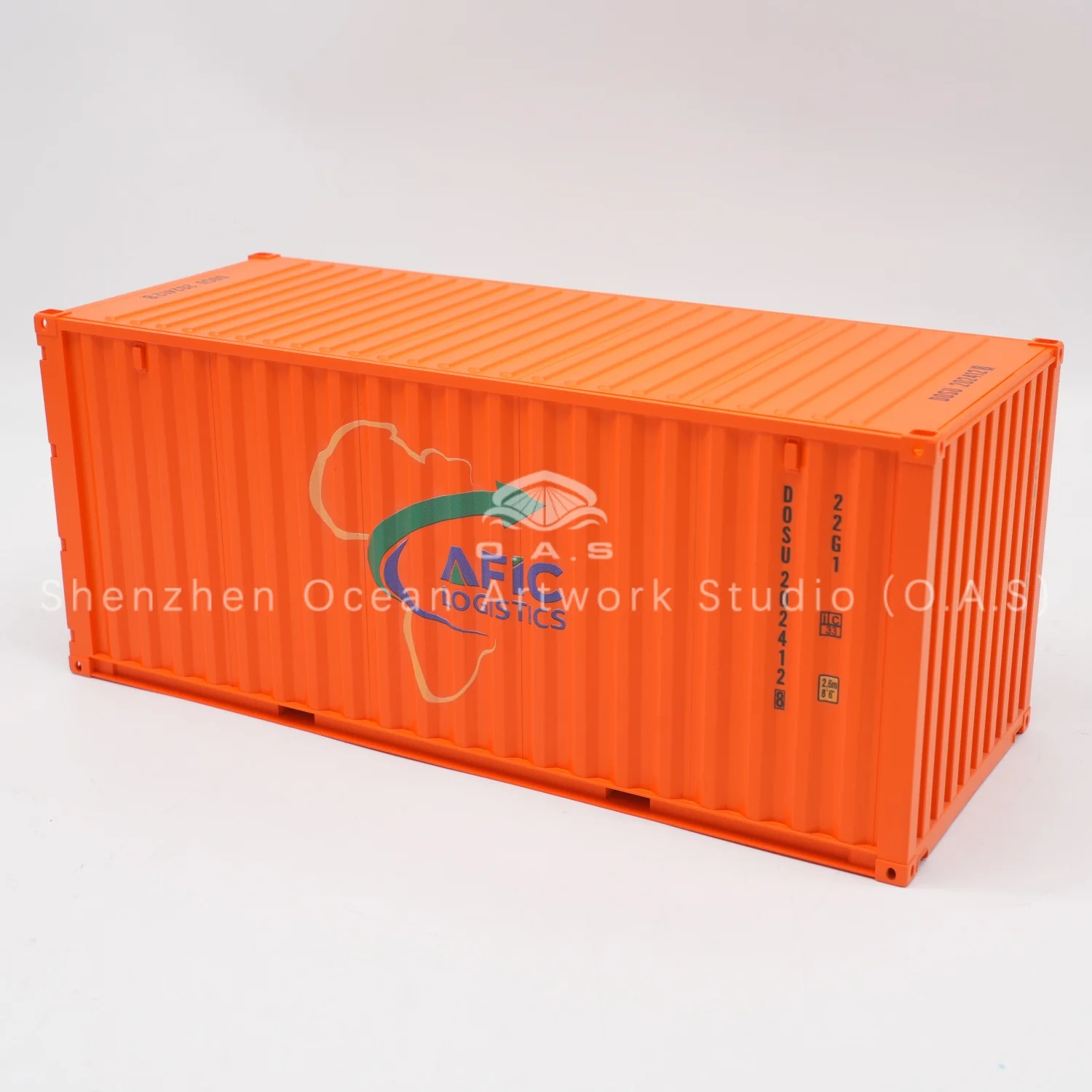 loas container model factory customized scale120 plastic crafts shipping boxes afic container model-12