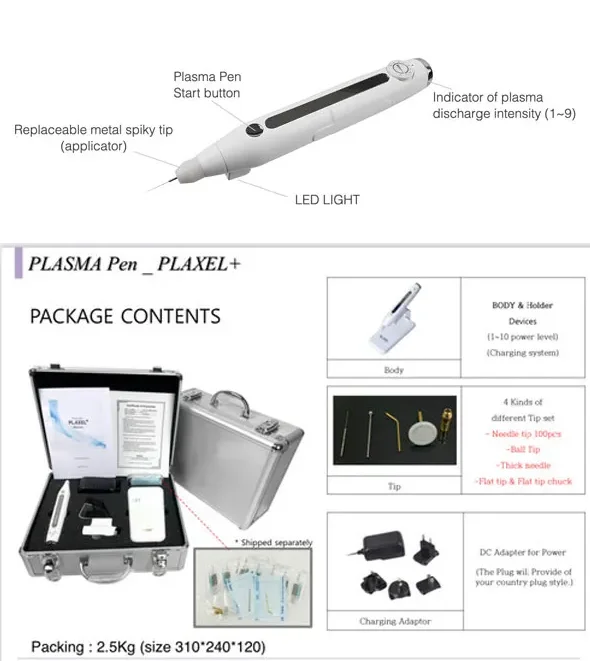 New products professional plasma pen fibroblast wrinkles removal plaxel plasma pen korea