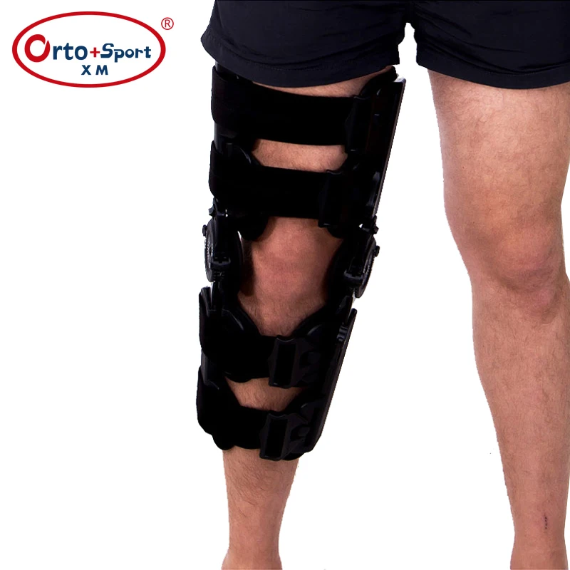 Adjustable Post Op Hinged Orthopedic Rom Knee Support For ...