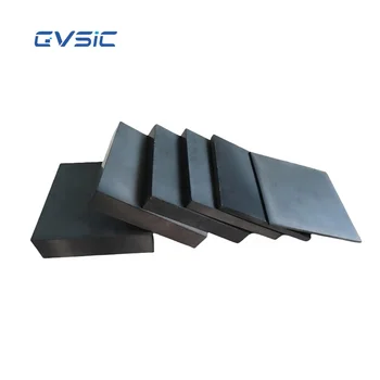 Customized Size Pressure-Less Sintering Silicon Carbide  Plates SiC Products for Chemical Industry