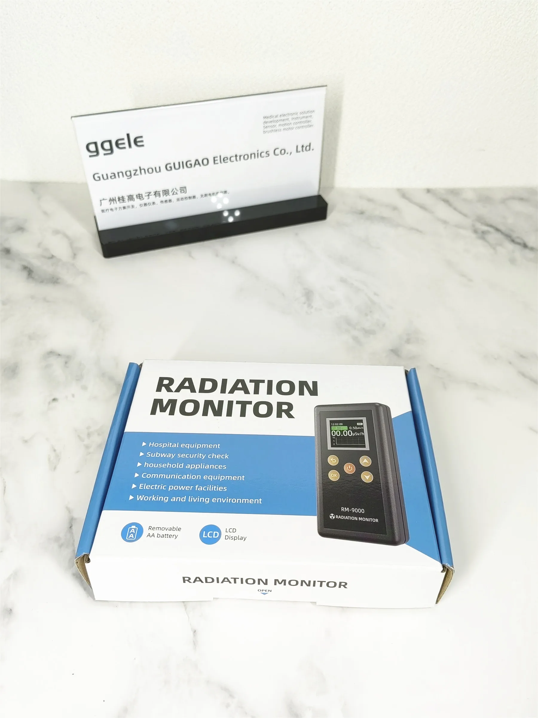 Smart Portable Personal Nuclear X Ray Y Ray Beta UVC Detector Gamma Radiation Dosimeter Monitor Radiation Tester With Alarm
