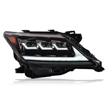 Car Styg Head Lamp for Headlights 2009-2015 LX570 Headlight LED DRL Projector Lens Low Beam Auto Accessories