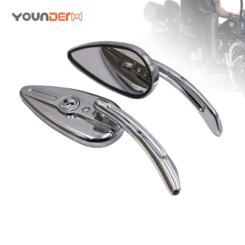 Paar für Suzuki Yamaha BMW Universal 8mm 10mm Motorrad Rückspiegel ATV