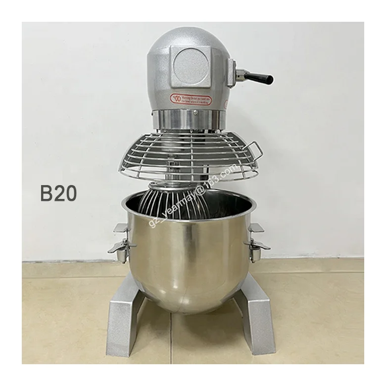 Commercial Dough Mixer Machine 20 Liters Food Mixer Machine Planetary Mixer  Machine